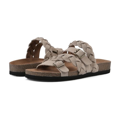 Image of WHITE MOUNTAIN Women's Holland Signature Comfort Molded Braided Footbed Sandal