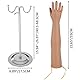 VEVOR Scientific Injektionsarm Intravenöse Injektion, Trainingsarm Komplette intravenöse Injektion, Injektionsarm Braun Training Modell Blutentnahmearm Venenpunktion Medizin- und Pflegestudenten