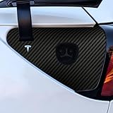 EV WRAPS Tesla Model 3 / Model Y Charging Port Wrap - NOT Centered to Hinge (Carbon Fiber)