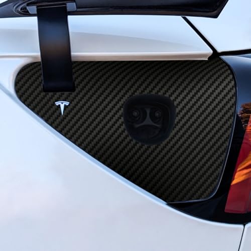 Tesla Modèle 3 / Y port de charge protection carbone anti-rayure haute résistance