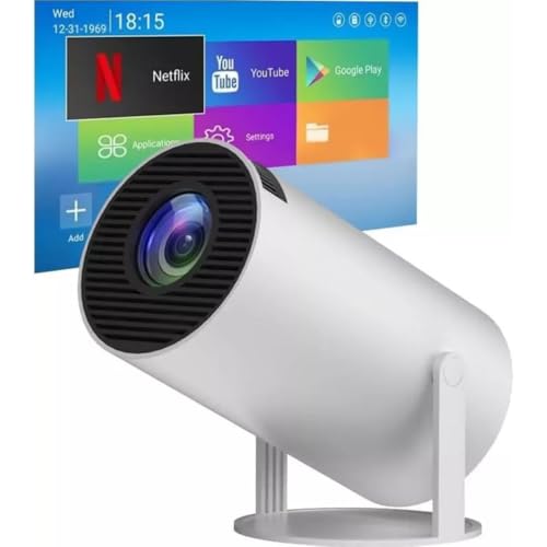 Mini Projetor Portatil 5g Wifi 6 Bluetooth 5.0 Android 11 HY300 P...