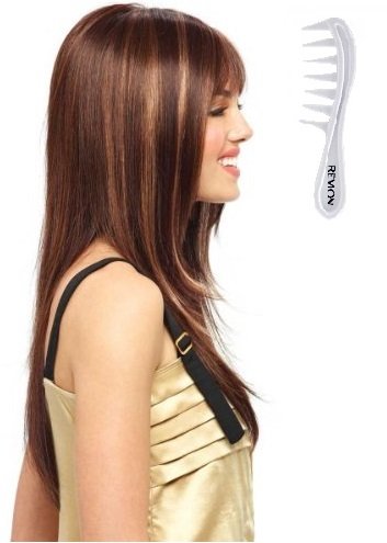 Amore Stevie Monofilament Wig & Wig Lift Comb - Ginger Brown