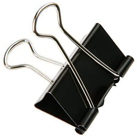 Large Foldback Bulldog Clips Black Colour Clamps Clips 51mm Binder Clips 36PCS