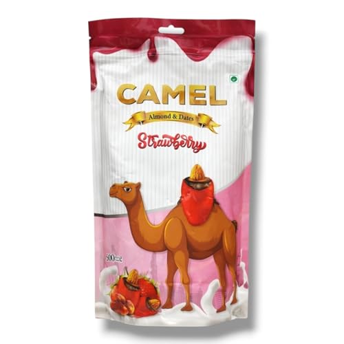 Image of Camel Almond & Dates Strawberry Covered Chocolate 500g