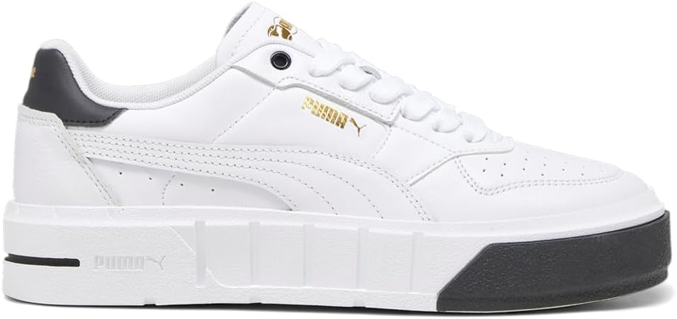 PUMA Womens Cali Court Match Lace Up Sneakers Shoes Casual - White