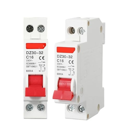 Disjoncteur DZ 1P+N MCB 20A pour tableau électrique domestique