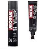 Pasta con tubo aplicador para cadena MOTUL MC CARE C5 moto carretera, color blanco, elevada adherencia