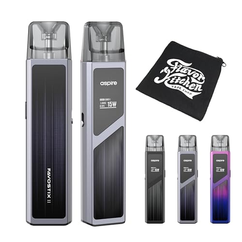 y2z aspire Favostix 2 POD kit AXpCA t@{XeBbNX 2 {FlavorKitchenIWi~j|[`/VAPEixCvj X^[^[Zbg dq^oR (Ice Grey)