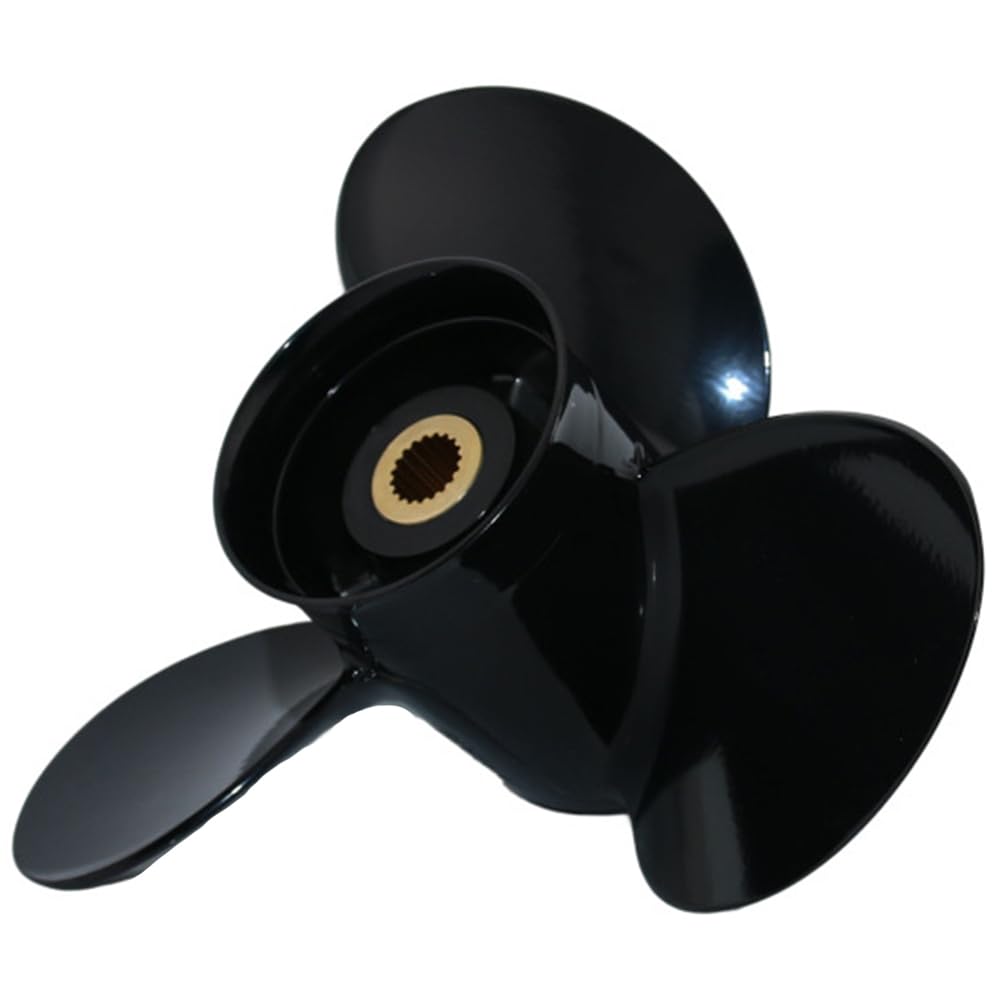 Boatman Hélice de 14.2 x 23 OEM 3817470 compatible con Volvo Penta SX Drive todos los modelos de motores 130-300HP, 19 dientes estriados, 3 cuchillas, derecha