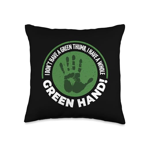 GreenHand Gardening thumb, I have a whole green hand Throw