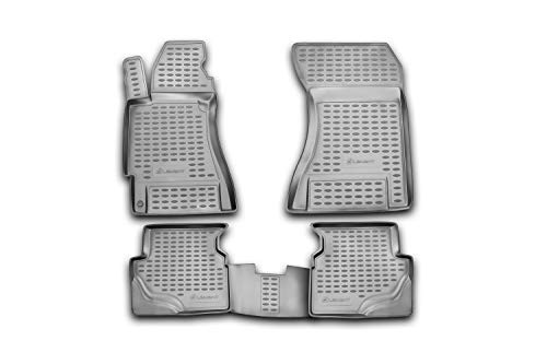 Element Tapis de Sol 3D en Caoutchouc antidérapant pour Subaru Forester 03-08