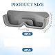 2 Stück Brillenhalter Wand Selbstklebend, Sunglass Holder Brillenaufbewahrung Auto Brillenhalter für Auto Sonnenbrillen Aufbewahrung Sonnenbrillenhalter Brillenbox Sonnenbrillen Organizer Wand Grau