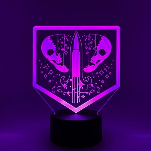 Otaku Lamps Elemental Pop Call of Duty - Luz nocturna de anime, 16 colores RGB LED - Regalo para Otaku
