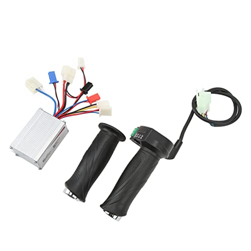 Contrôleur de vitesse moteur brossé 12V 250W avec poignée accélérateur caoutchouc pour vélo