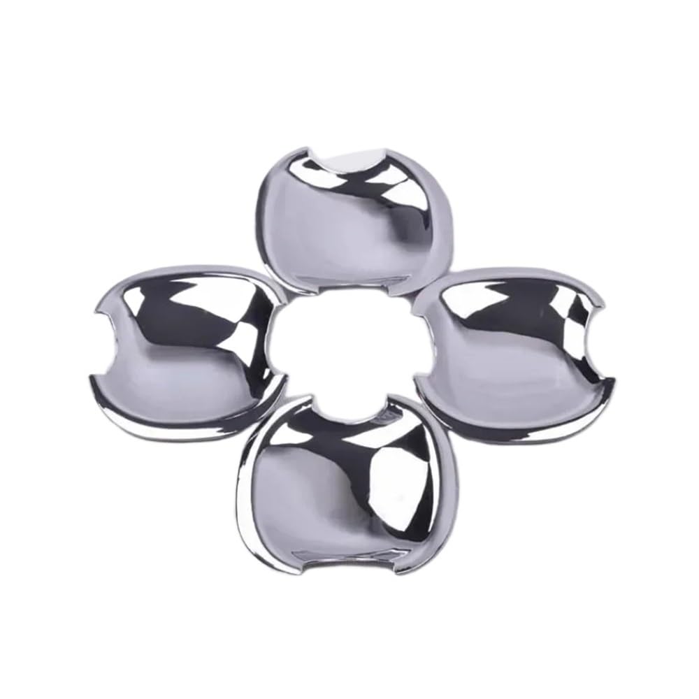 Mlhoghigd Silver Bowl Door Handle Car Door Handle Cover Bowl Trim For Fielder 2005-2013 Styling Accessories