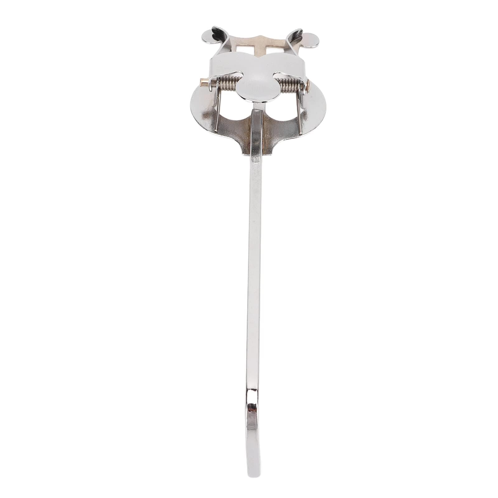 Lira de saxofón para banda de marcha, metal Banda de música partituras Clips Saxofón alto Lyre marcha Soporte portátil Sujetapáginas Horquilla con pinza saxofón para partituras Banda de música