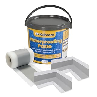 Thermopanel Premium Tanking Kit - For Wet room, Shower, Bathroom - Waterproofing with Internal Corners, 10m Membrane Tape, and Tanking Membrane