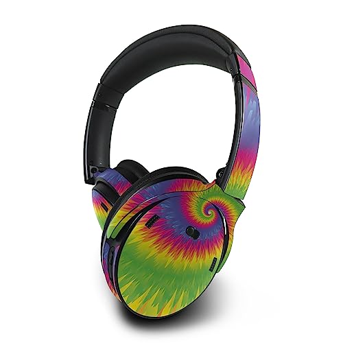 Image of MightySkins Skin Compatible With Bose QuietComfort 45 Headphones - Vibrant Tie Dye | Protective, Durable, and Unique Vinyl Decal wrap cover | Easy To Apply, Remove, and Change Styles | Made in the USA
