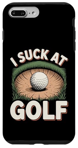 I Suck At Golf Joke ʔSt s Ȓj St X}zP[X iPhone 7 Plus/8 Plus p