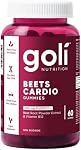 Goli Beets Cardio & B12 Gummies | Heart & Energy Support | CoQ10, Beet Root Extract & Vitamin B12 | Vegan, Plant-Based, Non-GMO, Gluten-Free & Gelatin-Free | 60 Count
