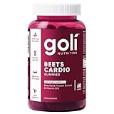 Goli Beets Cardio & B12 Gummies | Heart & Energy Support | CoQ10, Beet Root Extract & Vitamin B12 | Vegan, Plant-Based, Non-GMO, Gluten-Free & Gelatin-Free | 60 Count
