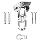 Einfach Zu Installieren: Wir haben zwei Löcher zum Verschrauben an Holzbalken oder Beton vorgebohrt. 2 Schrauben für Betonanwendung geeignet sind und 2 Schrauben für Holzanwendungen geeignet sind, und ein einzigartiges Design aus einem Stück und kann in wenigen Minuten installiert werden.