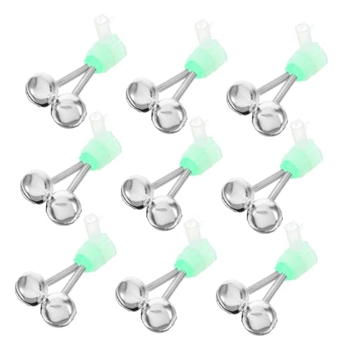GANAZONO Fishing Rod Bells Alert Bells for Fishing Plastic Material Clip- Accessory