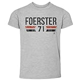 500 LEVEL Tyson Foerster Toddler Shirt - Tyson Foerster Philadelphia Font (Heather Gray, 3T)