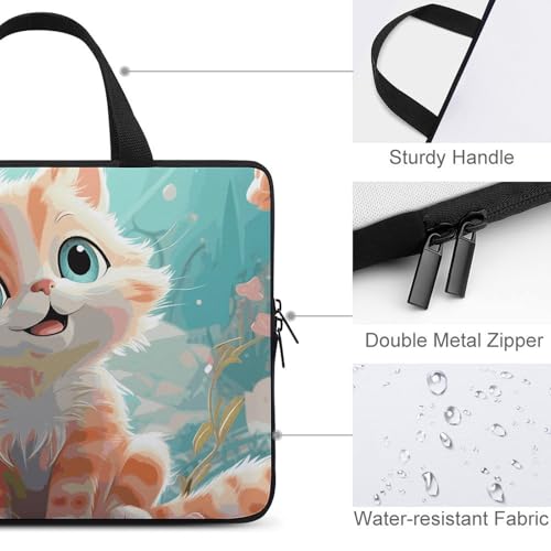 Housse ordinateur portable 15" motif chats mignons pochette PC