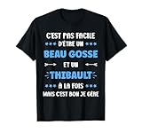 Beau gosse Super Thibault garon prnom Humour Thibault T-Shirt