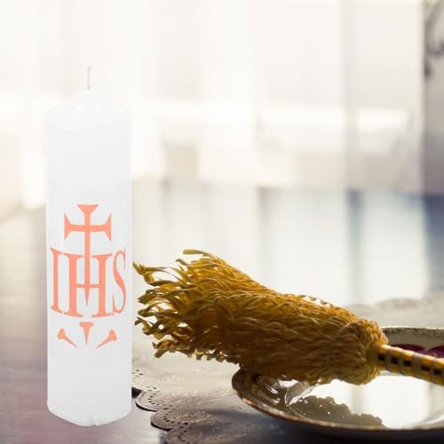 Vela de Oración Católica de Cera sin Humo para Ceremonias Religiosas 6