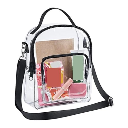 Bolso bandolera transparente impermeable para pasar controles sin esperas 2