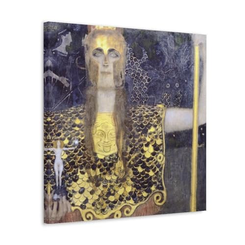 Toile Pallas Athena de Gustav Klimt poster décoration salon et art mural moderne