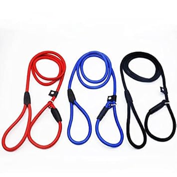 Dog & Cat Nylon Leash12 mm, Reflector Rope Dog Leash for Large Dogs & Medium Dogs Use Daily Outdoor Walking Color May Vary