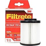 3M Filtrete Dirt Devil F22 & F87 HEPA Vacuum Filter - 1 Filter
