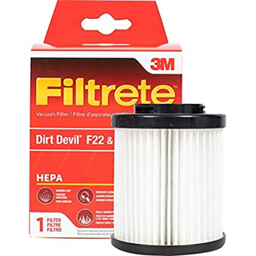 3M Filtrete Dirt Devil F22 & F87 HEPA Vacuum Filter - 1 Filter