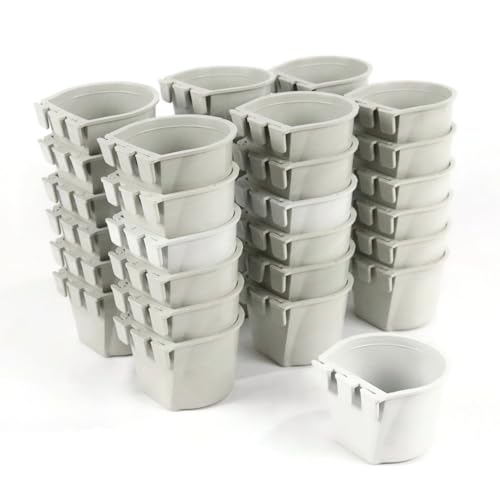 The ROP Shop | 36-Pack - Gray Cage Cups Made of Flexible Plastic Prevent Freezing & Breaking