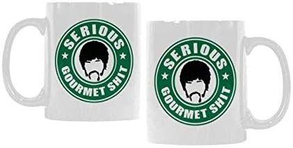 Funny 11 Oz White Ceramics Coffee Mugs or Tea Cups - Serious Gourmet Shit Coffee Cup Or Office Tea Cups - Image 4