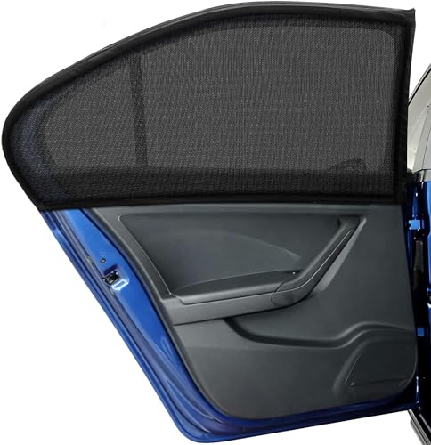 Ram Car Side Window Sun Shade 2Pack 42x20 Fits All Cars Black
