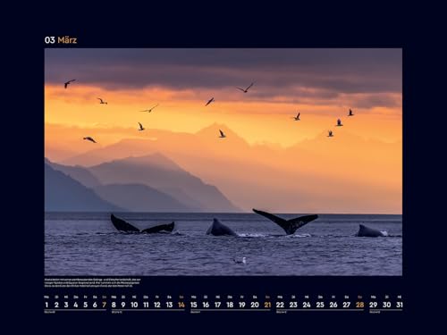 Calendrier mural KUNTH 2027 grand format paysage reliure spirale