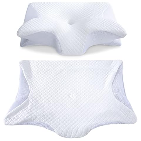 HOMCA Memory Foam Cervical Pillow Cover Cover
