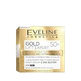 Eveline Cosmetics Gold Lift Expert Antirughe Forte Tonificante Crema TAG&NACHT 50+ con oro 24 carati 50 ML