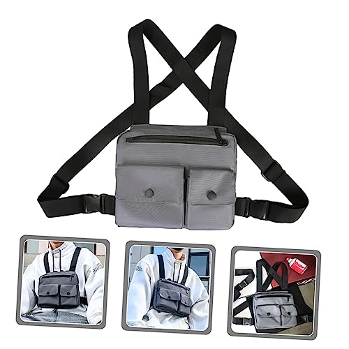 Bolso de pecho para actividades con gran capacidad y diseño práctico para el día a día 7