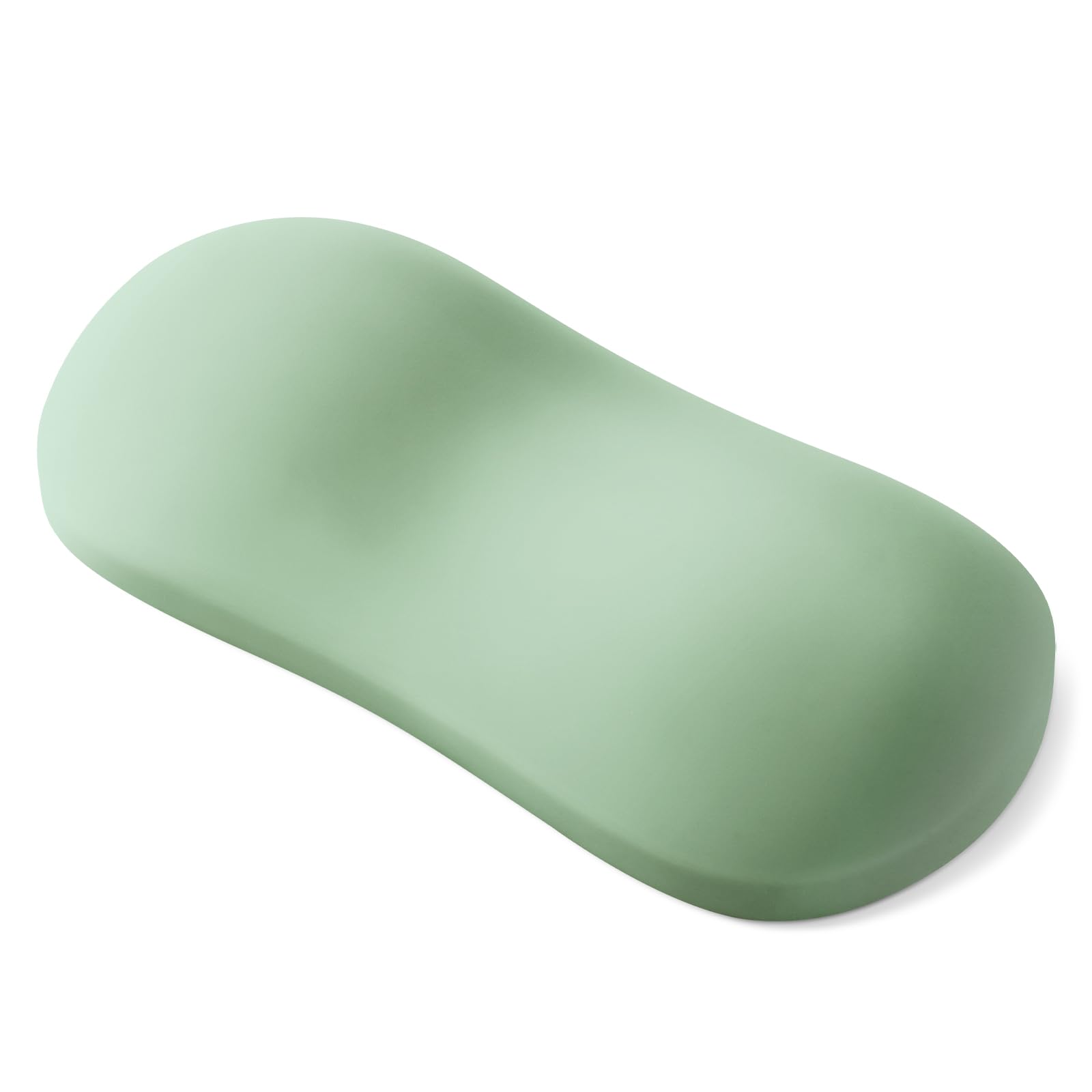 MOSISO Wrist Rest Silicone Ergonomic Air Cushion Mouse Support Pad, Keyboard Mouse Wrist Support for Typing, Gaming Pain Relief Pad Wrist Cushion for Computer, Laptop, Home & Office, Green