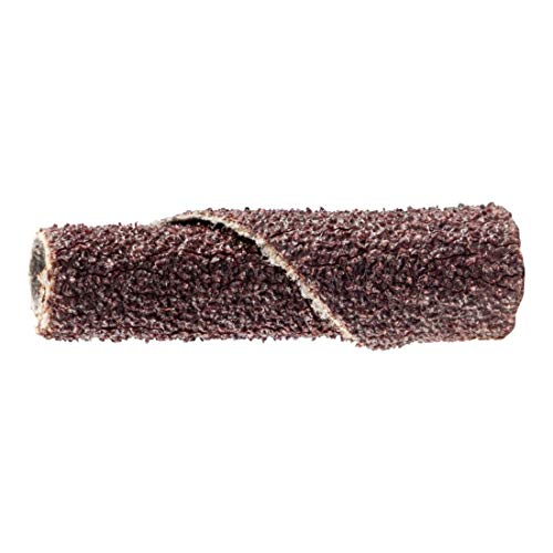 PFERD 152300 Poliroll Schleifrollen PR und PRK, Polico Schleifkonen PCO, Zylindrische Form, Ausführung Korund A, 80 Korngröße, 6mm x 25mm, 50 Stück