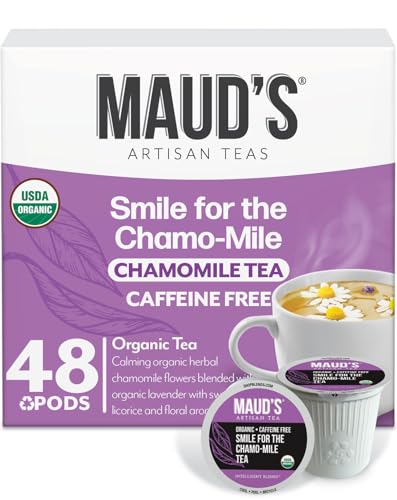 Image of Maud's Organic Chamomile Lavender Tea Pods - 48ct