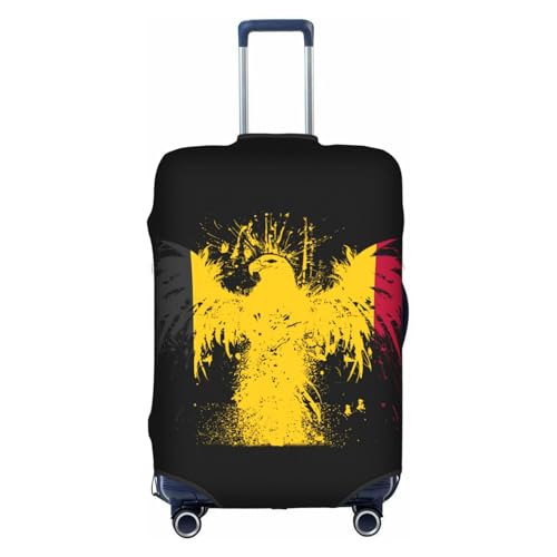 Travel Luggage Cover Belgium Flag Fashion Washable Baggage Suitcase Protector Fit For Luggage Small