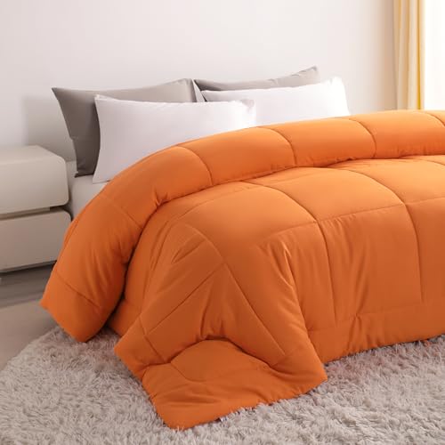 Image of NTBAY King Down Alternative Comforter, 104 x 90, Orange