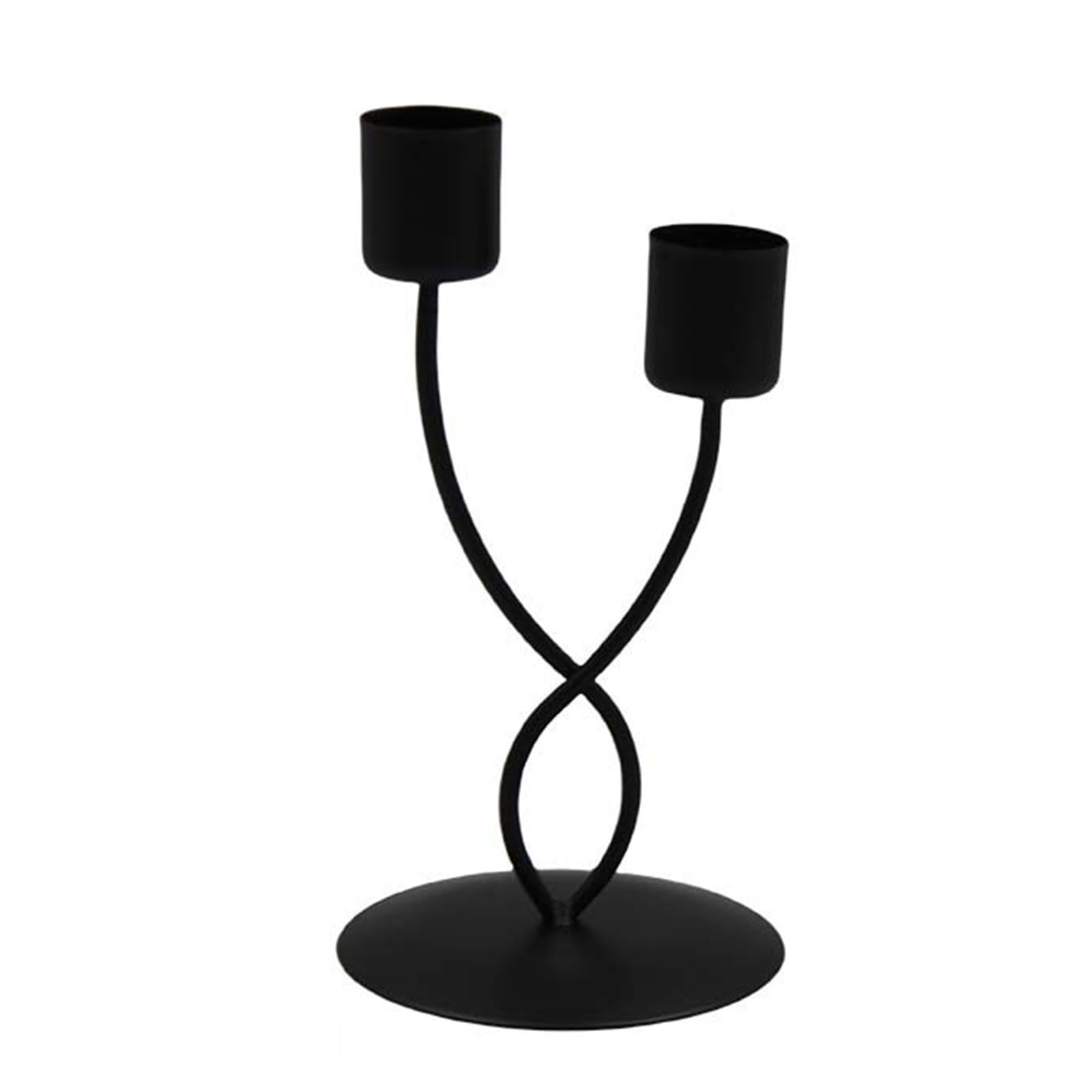 Buxuaaaa Nordic Designs Iron Tapered Holder Metal Candlestick Stand Centerpieces Decoration for Elegant in Any Room Nordic Holder
