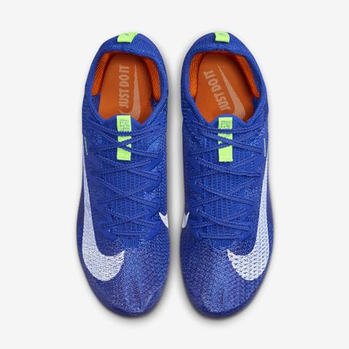 Nike Zoom Superfly Elite 2 Track & Field Sprinting Spikes (CD4382-400, Racer Blue/Lime Blast/Safety Orange/White) Size 124